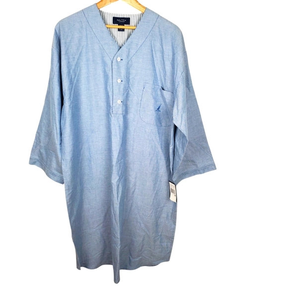 Nautica Men's Blue Sleepwear Pajamas PJs. NWT. LG. A0010 - Picture 1 of 13